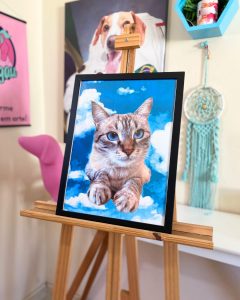 Quadro pet personalizado com moldura e vidro acrílico 30x40 - Imagem 6