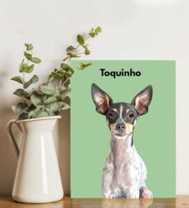 Plaquinha Pet Minimalista Personalizada A4 - Imagem 4