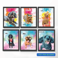 Kit Galeria da Fama – 6 Quadros Personalizados (20x30cm)